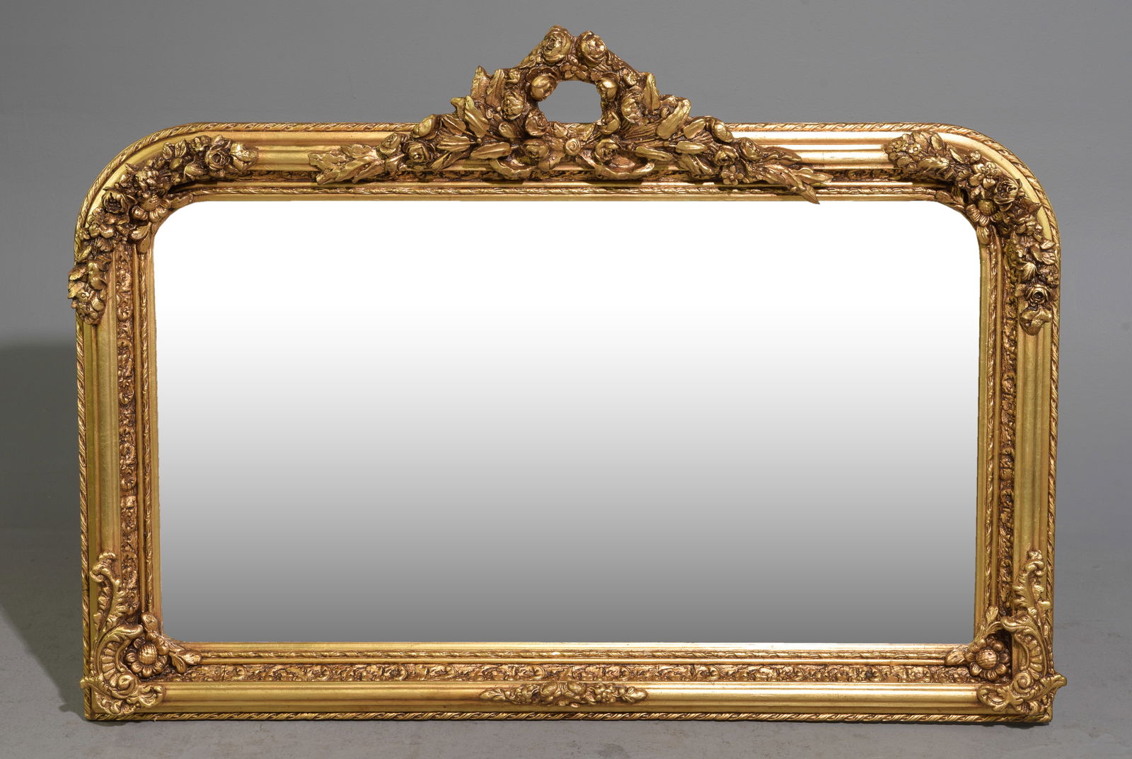 French Style Gold Framed Beveled Mirror #2 (1 of 5)