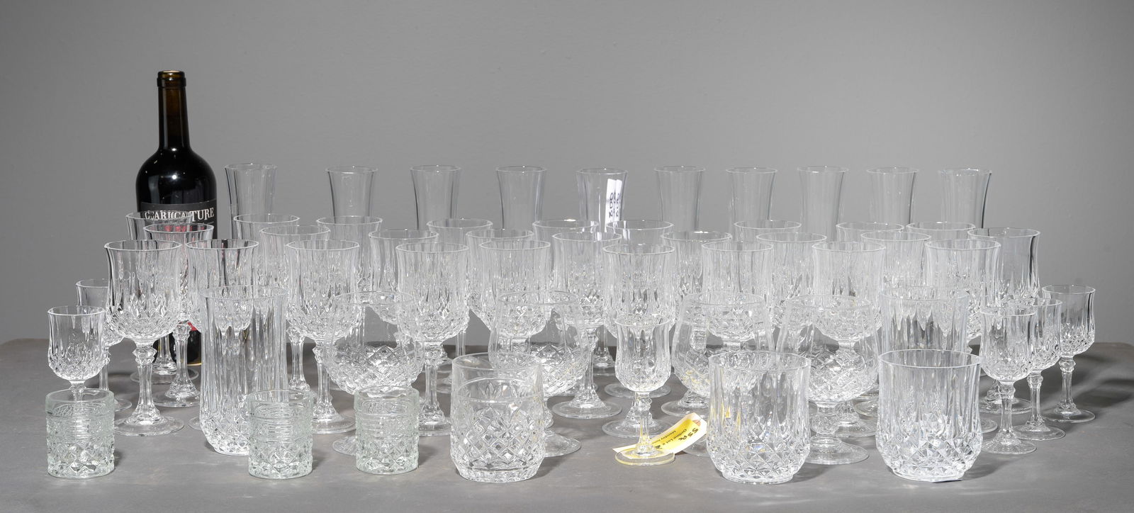 55pcs Assorted Cut Glass / Crystal Stems, Etc. (1 of 6)