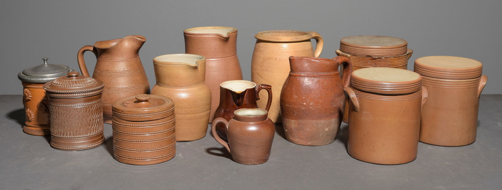 13pcs Assorted French Pottery Crocks / Pitchers (1 of 6)