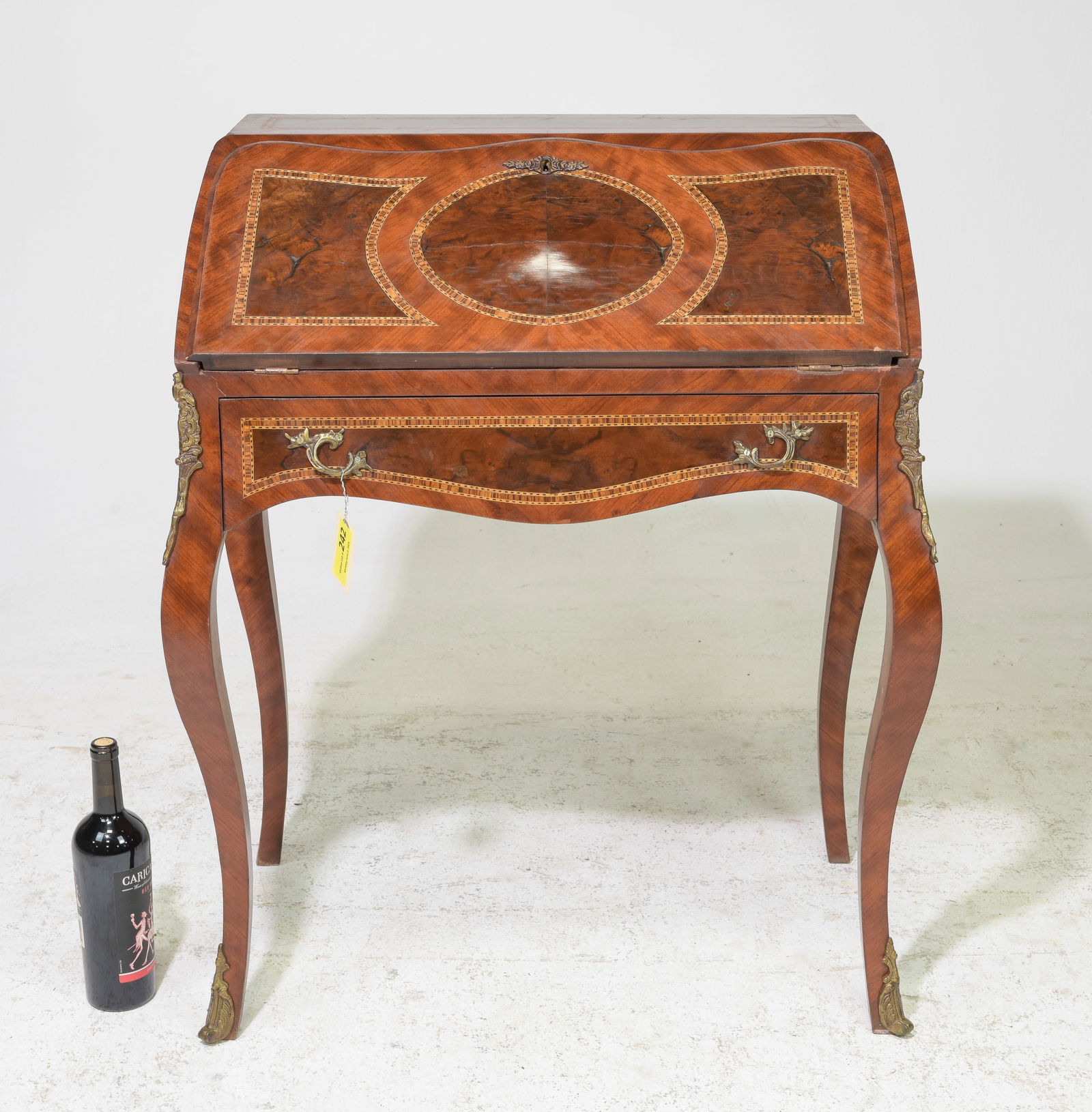 French Style Drop Front Desk / Writing Table (1 of 6)