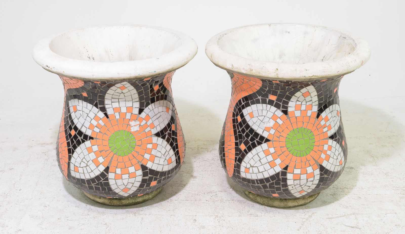 Two Mosaic Tile Planters (1 of 5)
