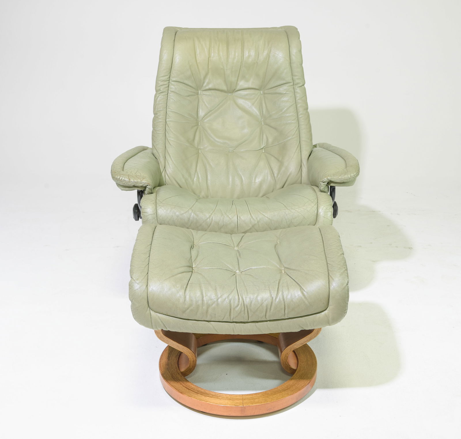Mid Century Stressless Chair & Stool by Ekornes (1 of 7)