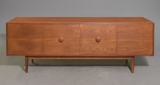 Mid Century Modern Bi-Fold Door Sideboard