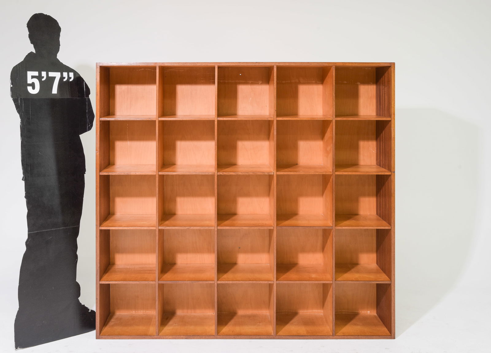 25 Hole Wood Cubby / Display Wall Unit #1 (1 of 4)