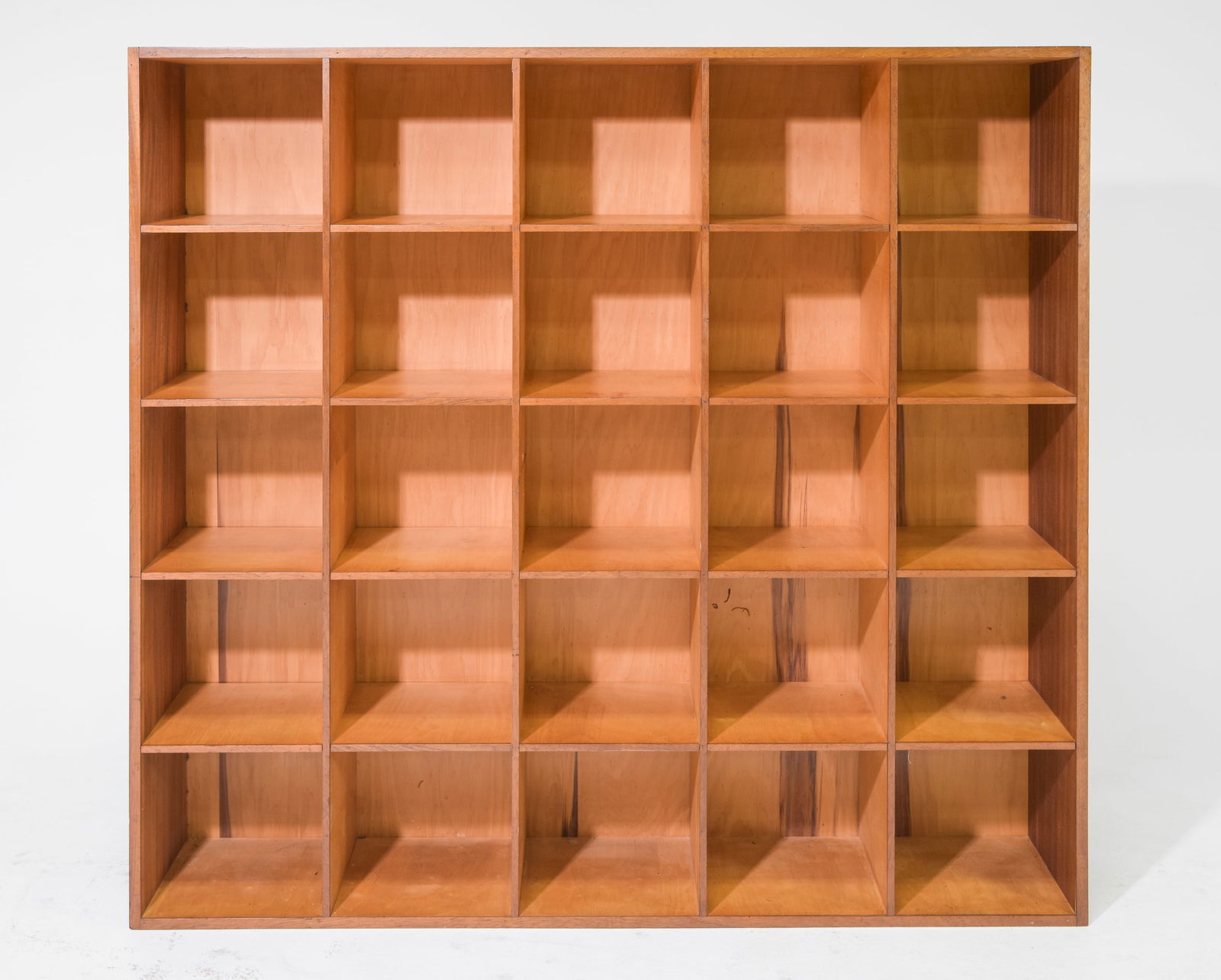 25 Hole Wood Cubby / Display Wall Unit #2 (1 of 4)