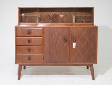 Art Deco Style Walnut Cocktail Sideboard #2