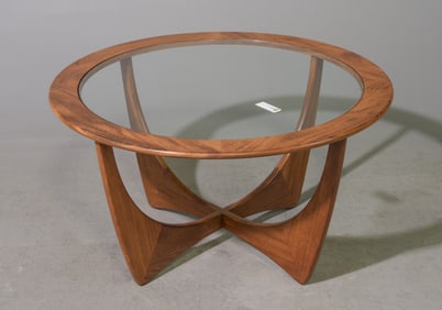 Mid Century Modern G-Plan Round Astro Coffee Table