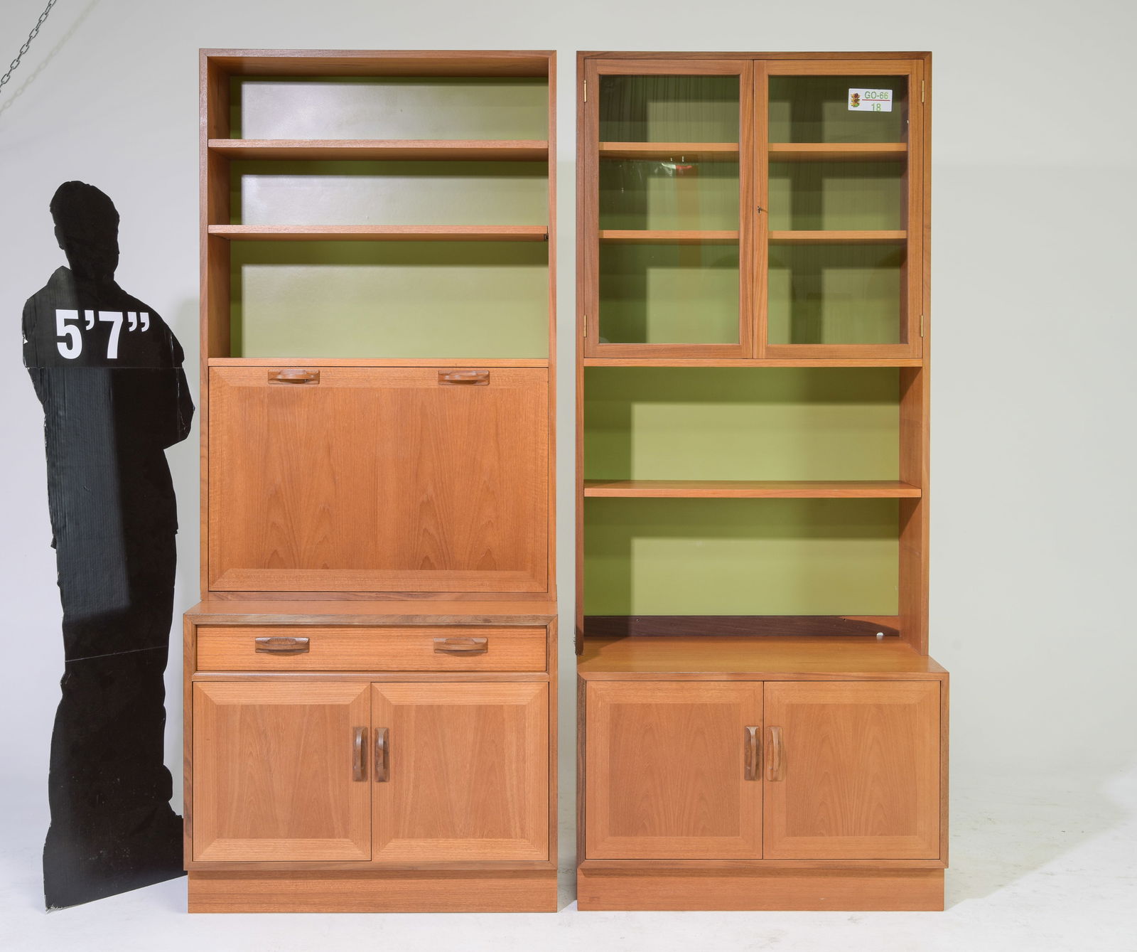 2 Mid Century Modern G-Plan Bookcases / Wall Units (1 of 9)