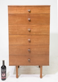 Mid Century Modern Six Drawer Chest - Avalon