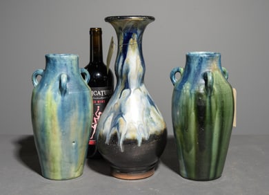 3pcs - Roger Guerin Vase & 2 Others