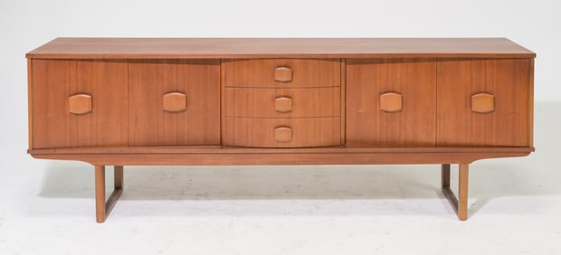 Mid Century Modern Bi-Fold Door Sideboard - Stonehill