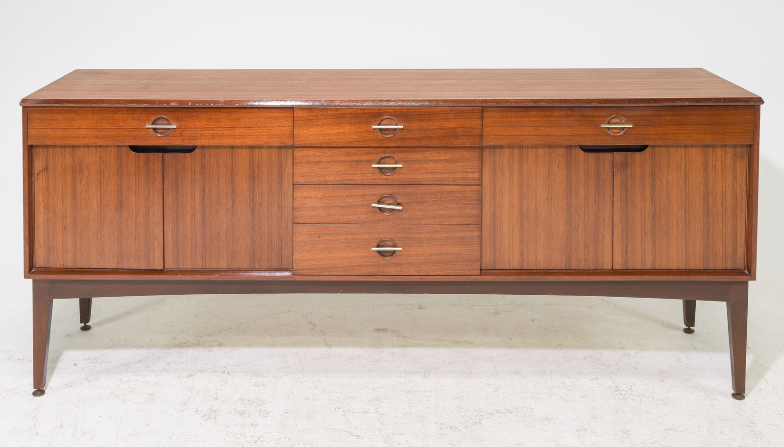 Mid Century Sideboard with Metal Handles - Lebus (1 of 7)