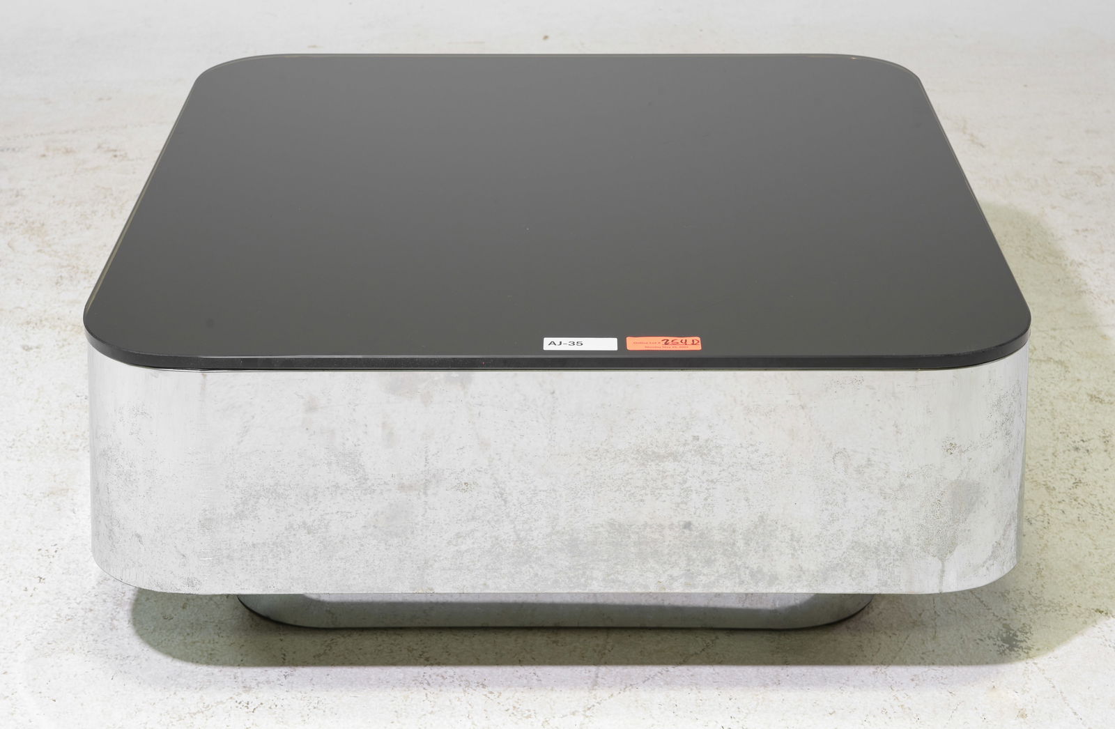 M.F Harry For Stow Davis Chrome & Glass Coffee Table (1 of 5)