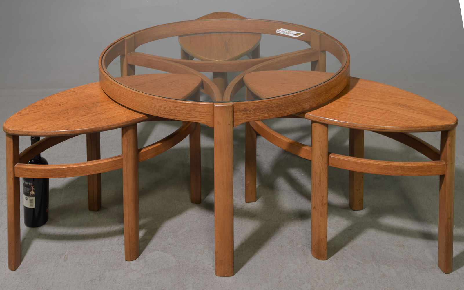 Mid Century Modern Round Trinity Coffee Table Nest (1 of 5)