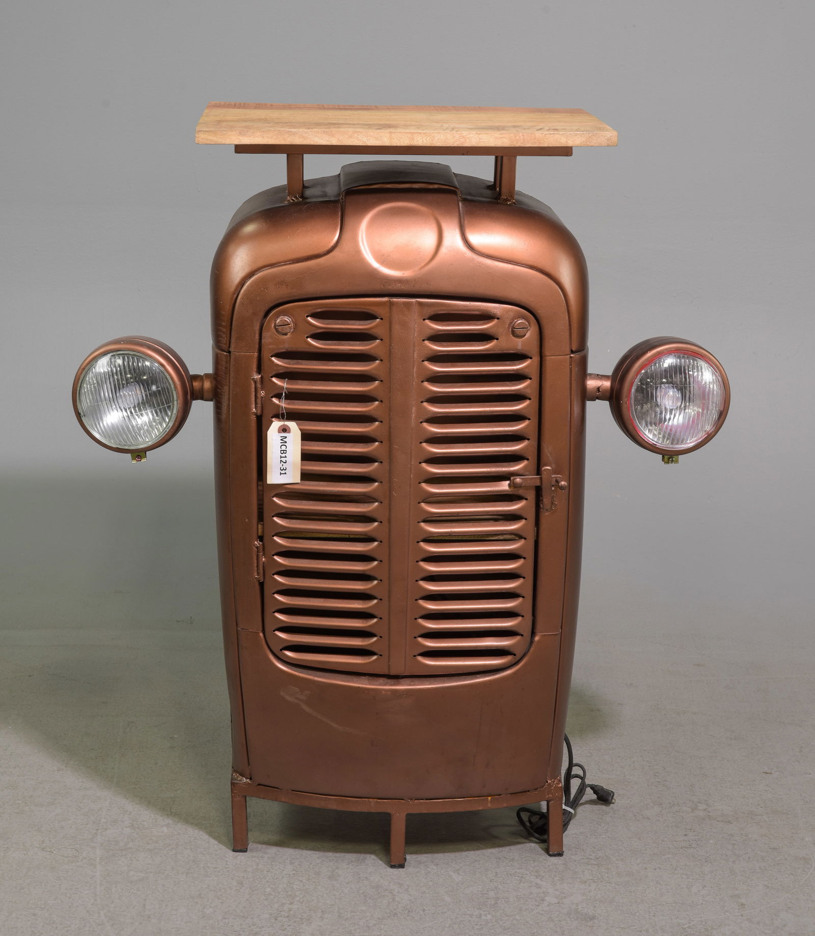 Industrial Style Illuminated "Tractor" Cabinet (1 of 4)