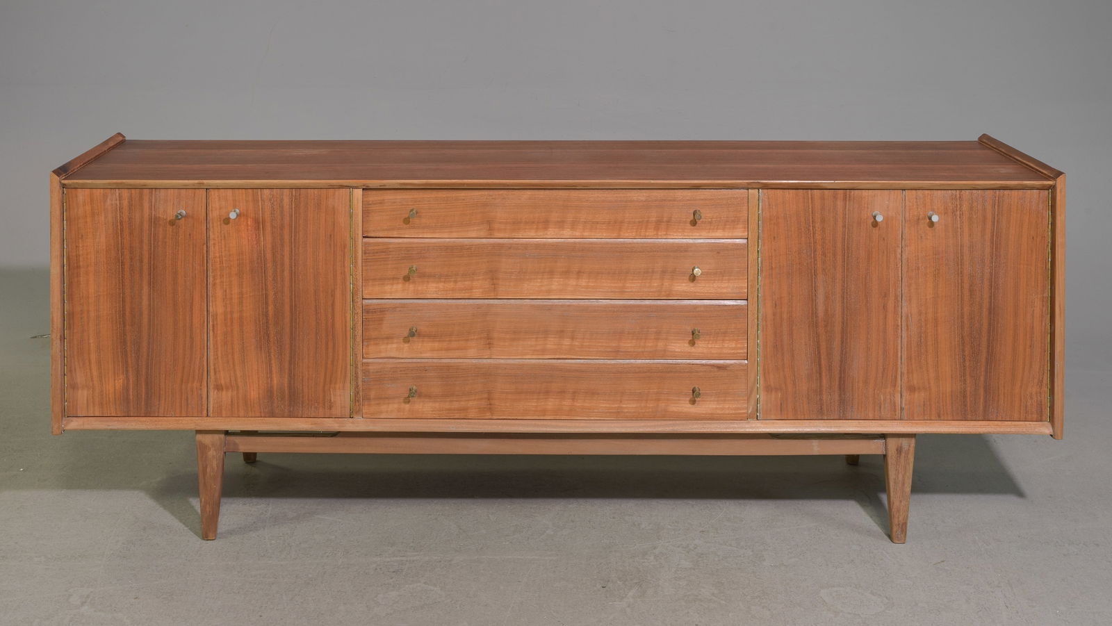 Mid Century Sideboard with Metal Pulls - Younger (1 of 9)