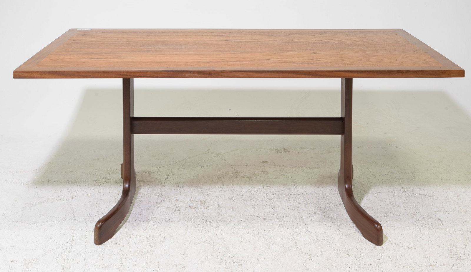 Mid Century Modern Dining Table: Danish Modern Style Dining Table by British Maker GPLAN - 28 in tall x 64.25 x 32, Floor to under is 27 inches
