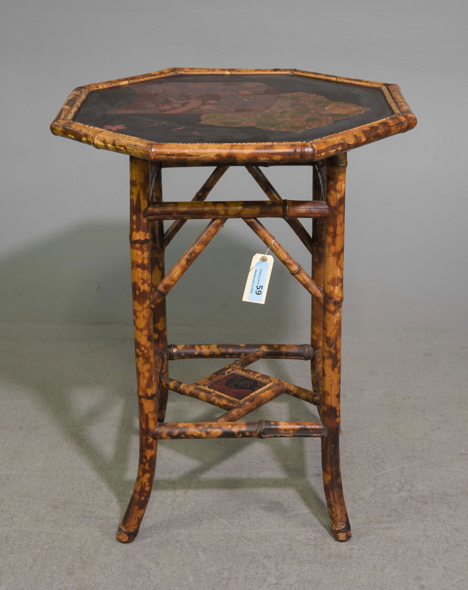 Bamboo Octagonal Occasional / Side Table (1 of 4)