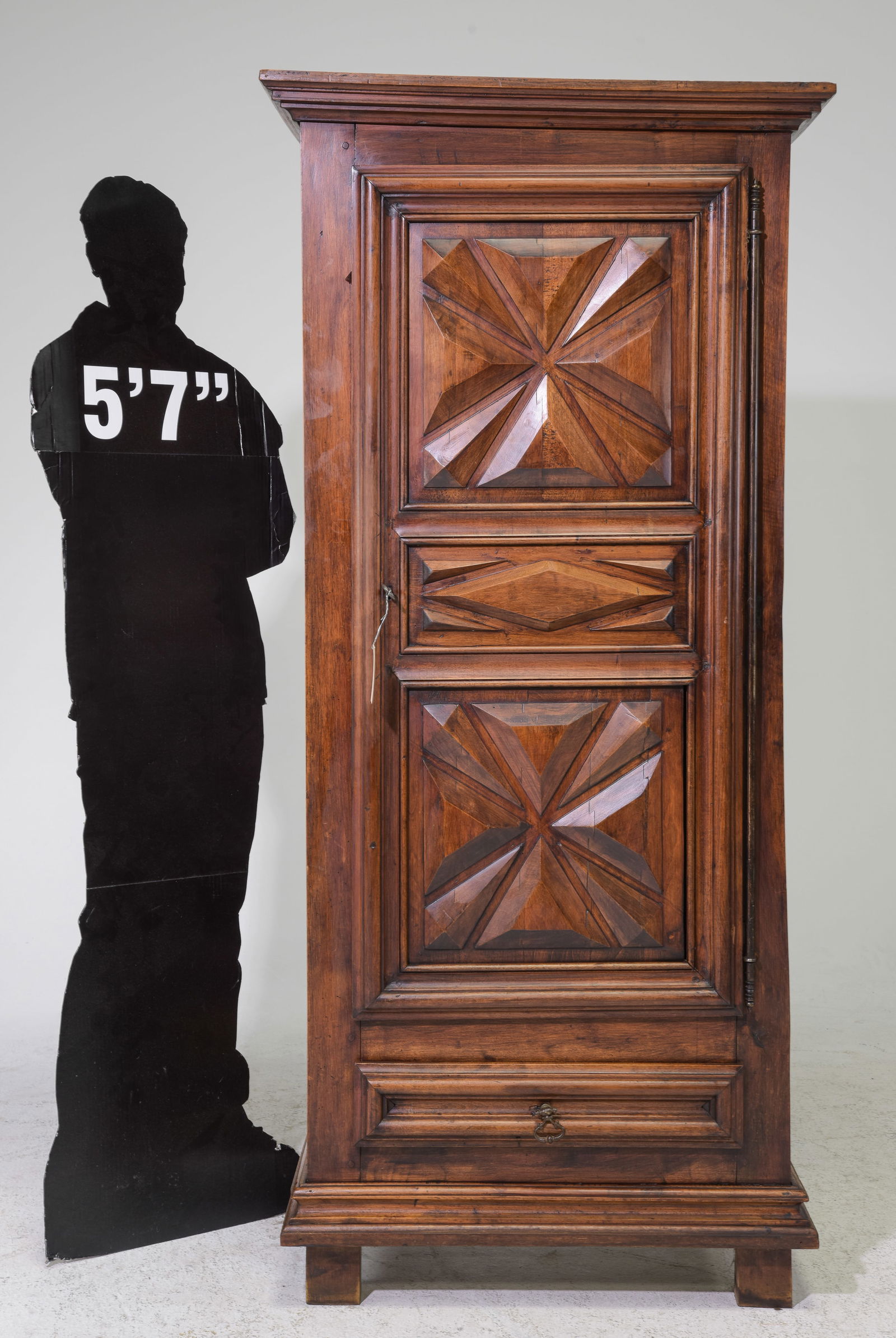 French Basque Style Single Door Cupboard (1 of 7)