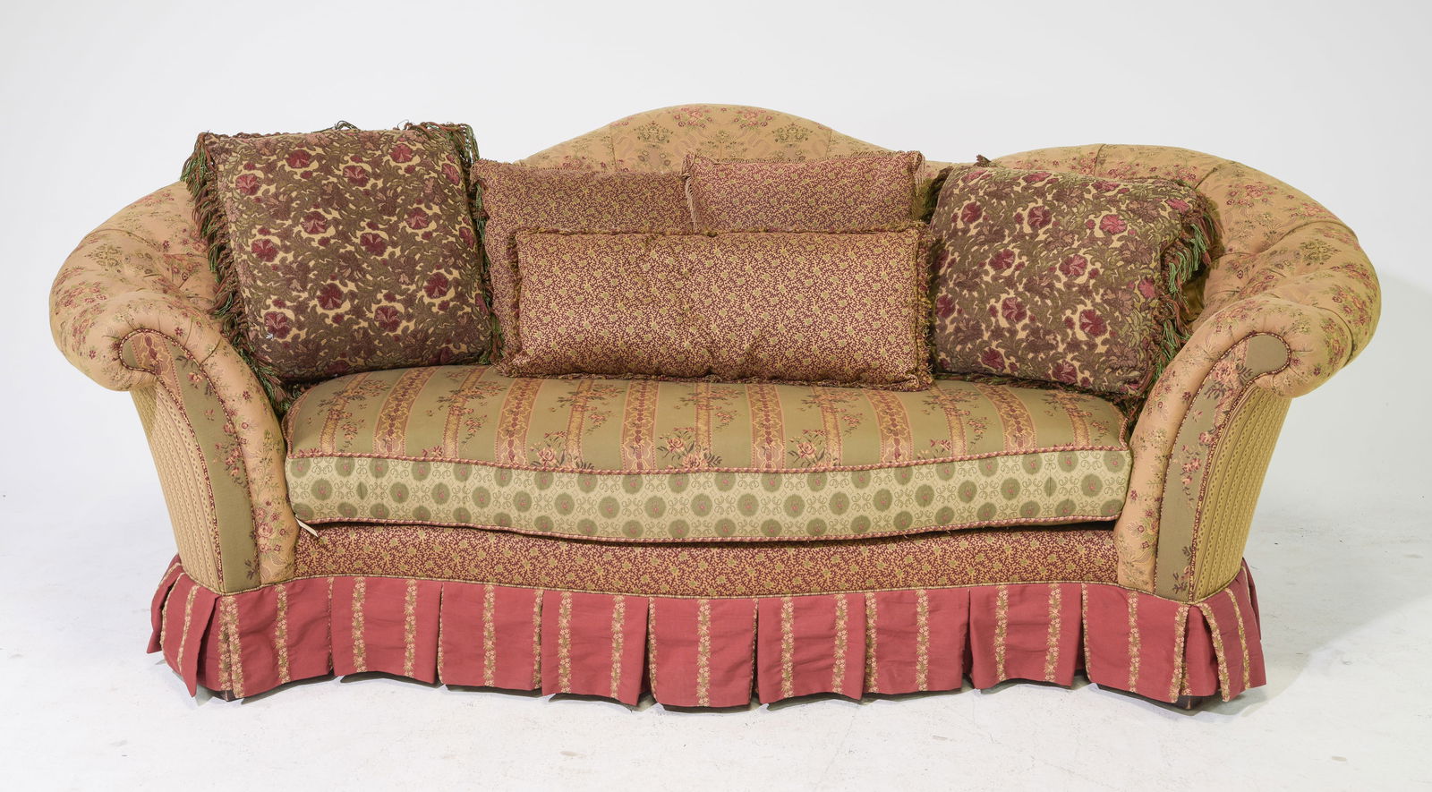 Carol Hicks Bolton and E.J. Victer 3 Seater Sofa: Carol Hicks Bolton and E.J. Victer 3 Seater Sofa - 41 in tall x 106 x 53, seat height is 22 in