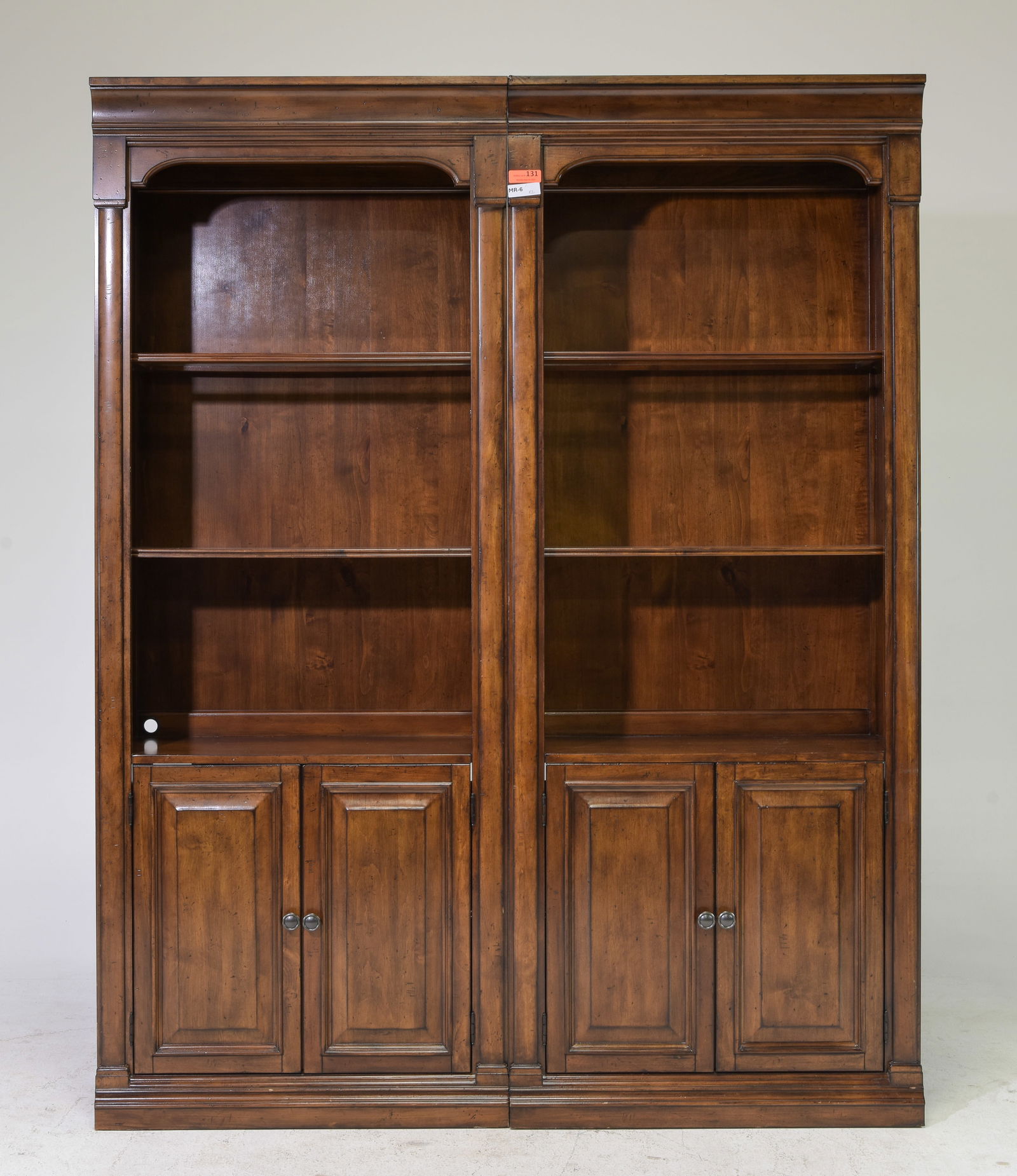 Hooker Furniture Two Part Bookshelf / Display Cabinet (1 of 7)