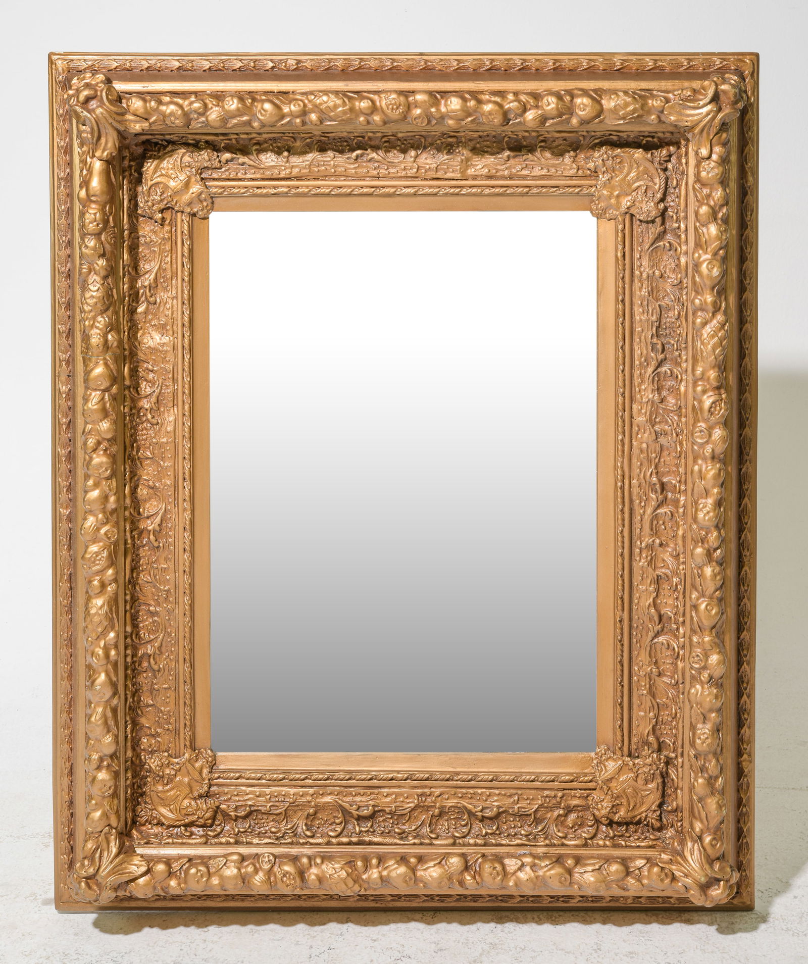 French Style Gold Framed Mirror (1 of 4)