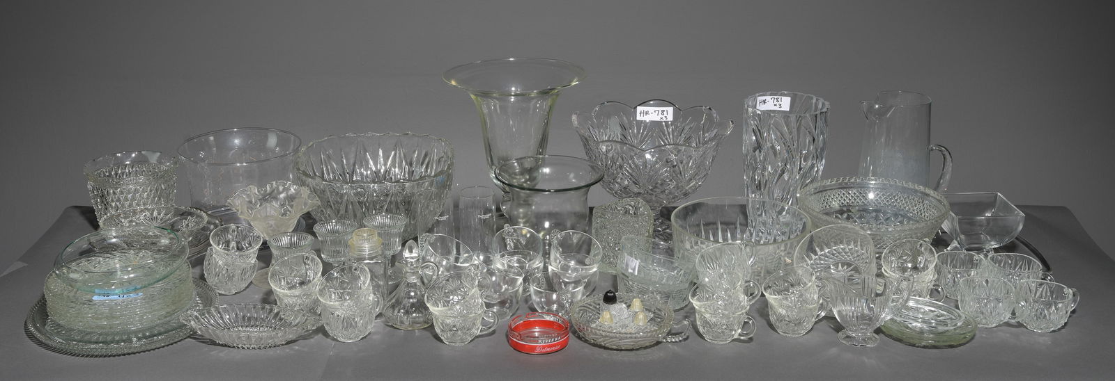 78 Pieces Assorted Cut Crystal & Glassware (1 of 8)