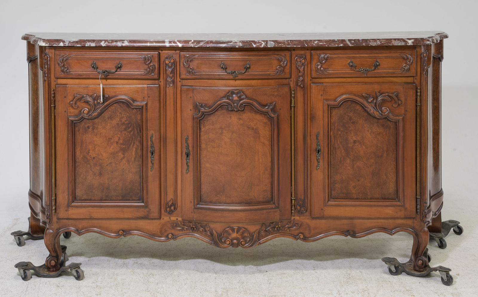 Louis XV Style Marble Top Sideboard / Enfilade (1 of 8)