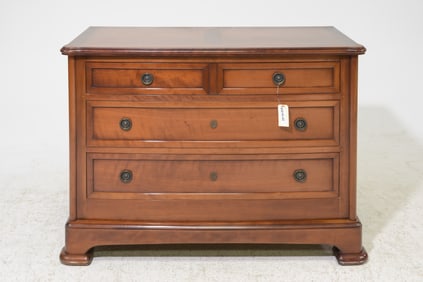 French Fruitwood Three Drawer Chest