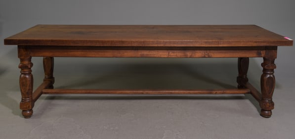 French Solid Oak Farmhouse Table