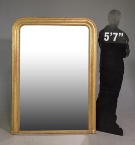 Louis Philippe Style Gold Gilt / Painted Framed Mirror