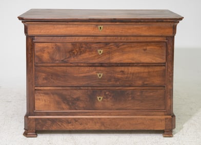 Louis Philippe Style Walnut Chest