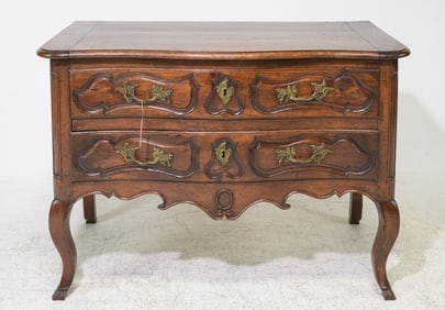 Louis XV Style Two Drawer Chest c.1890's-1920's