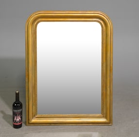 Louis Philippe Style Gold Gilt & Painted Framed Mirror