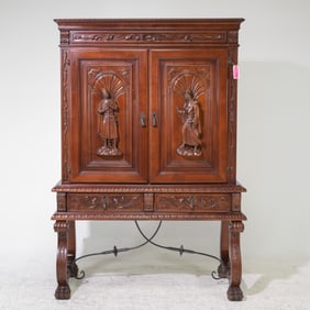 Spanish Renaissance Style Cocktail Cabinet