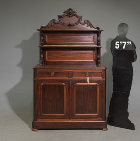 Napoleon III Style Mahogany Sever / Buffet