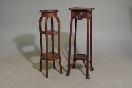 Two French Plant Stands / Pedestals
