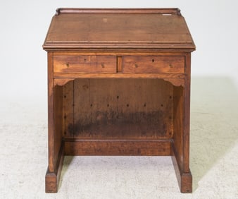 English Religious Oak Scriptorium / Desk