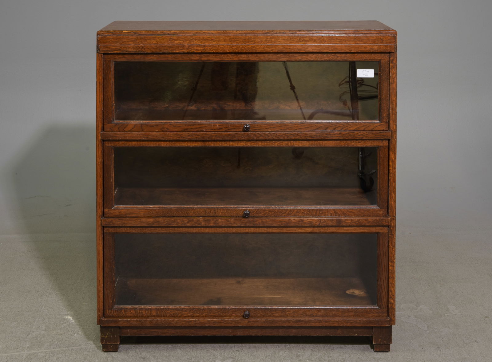 English Oak Barristers / Lawyers Style Bookcase (1 of 5)