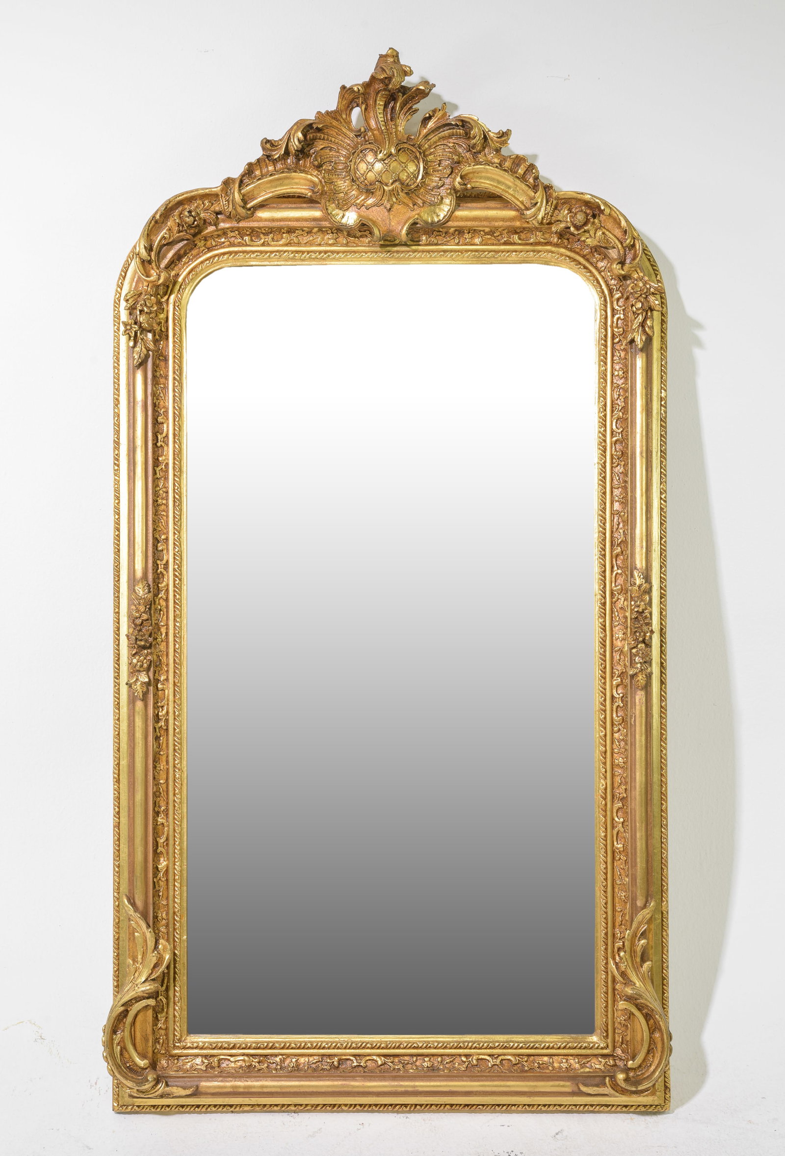 French Style Gold Framed Beveled Mirror (1 of 4)