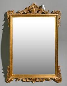 French Style Gold Framed Beveled Mirror