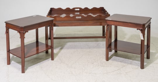 English Butlers Coffee Table & 2 End Tables