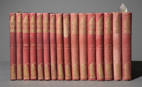 16 English Punch Illustrated Books c.1895-1915