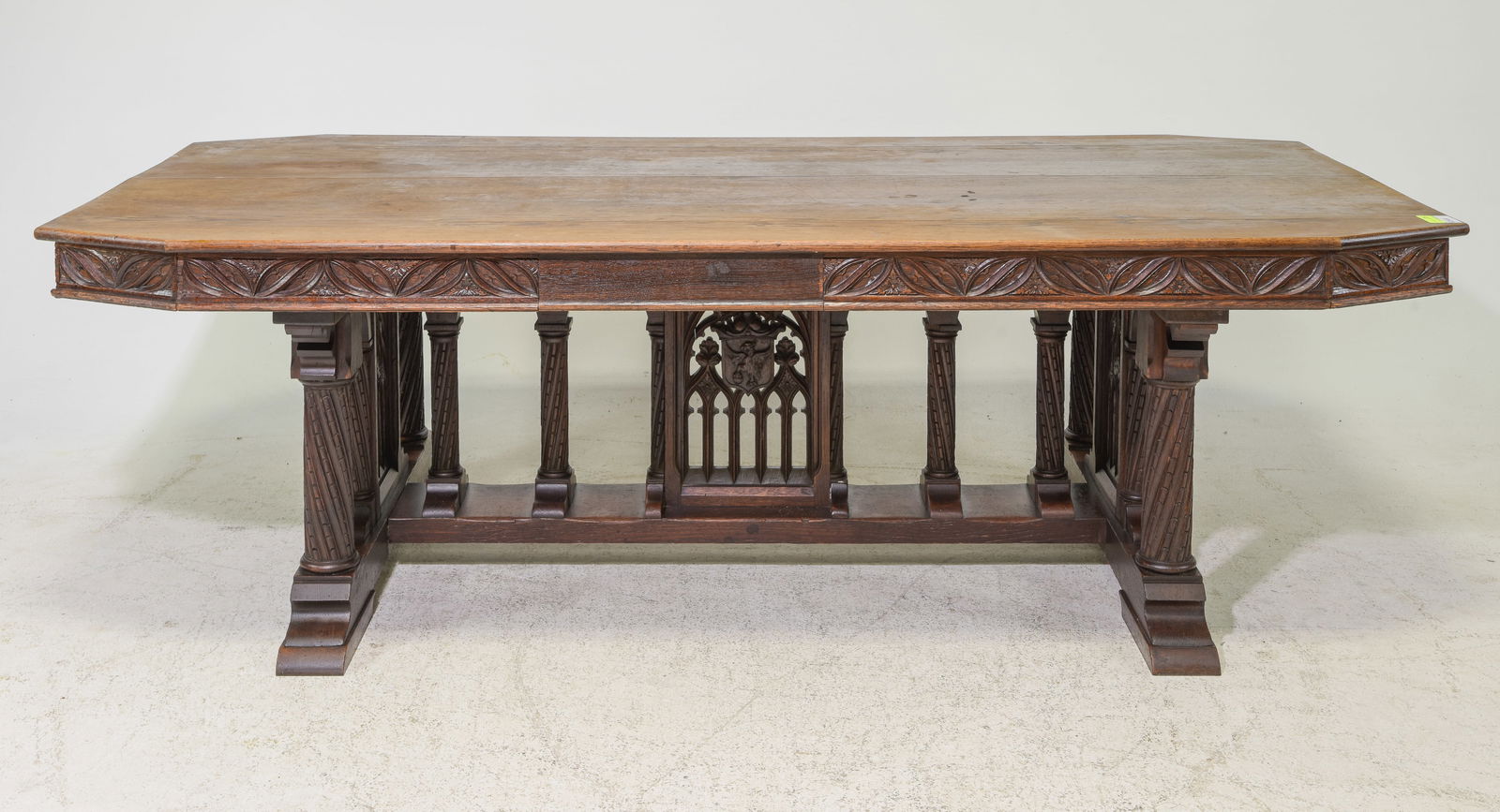 Renaissance Style Carved Monastery Table c.1800's (1 of 5)