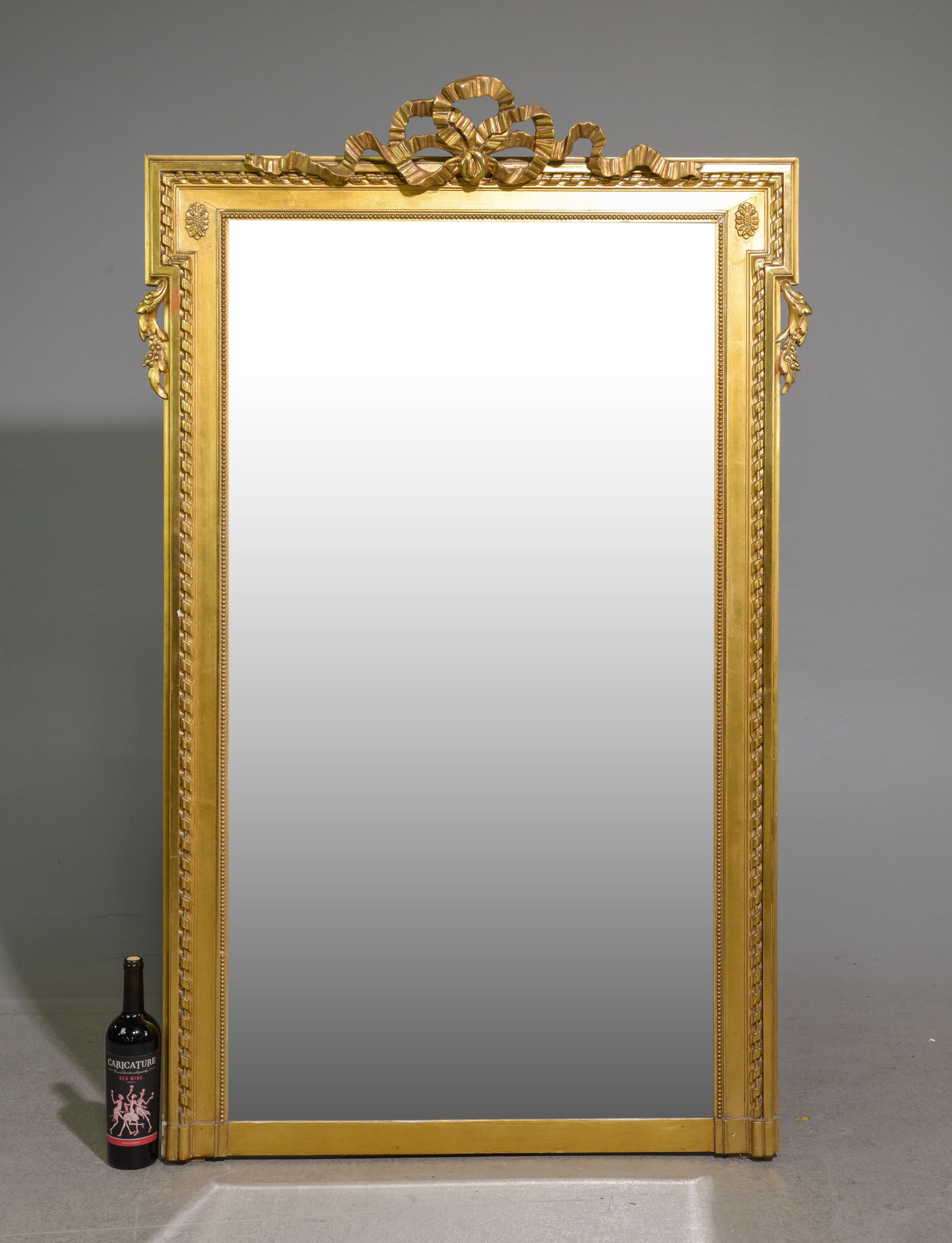 French Louis XVI Style Gold Gilt Framed Mirror #2 (1 of 4)
