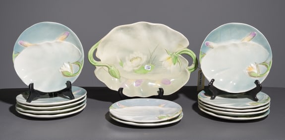 St. Clement 13pc Asparagus Plate Set