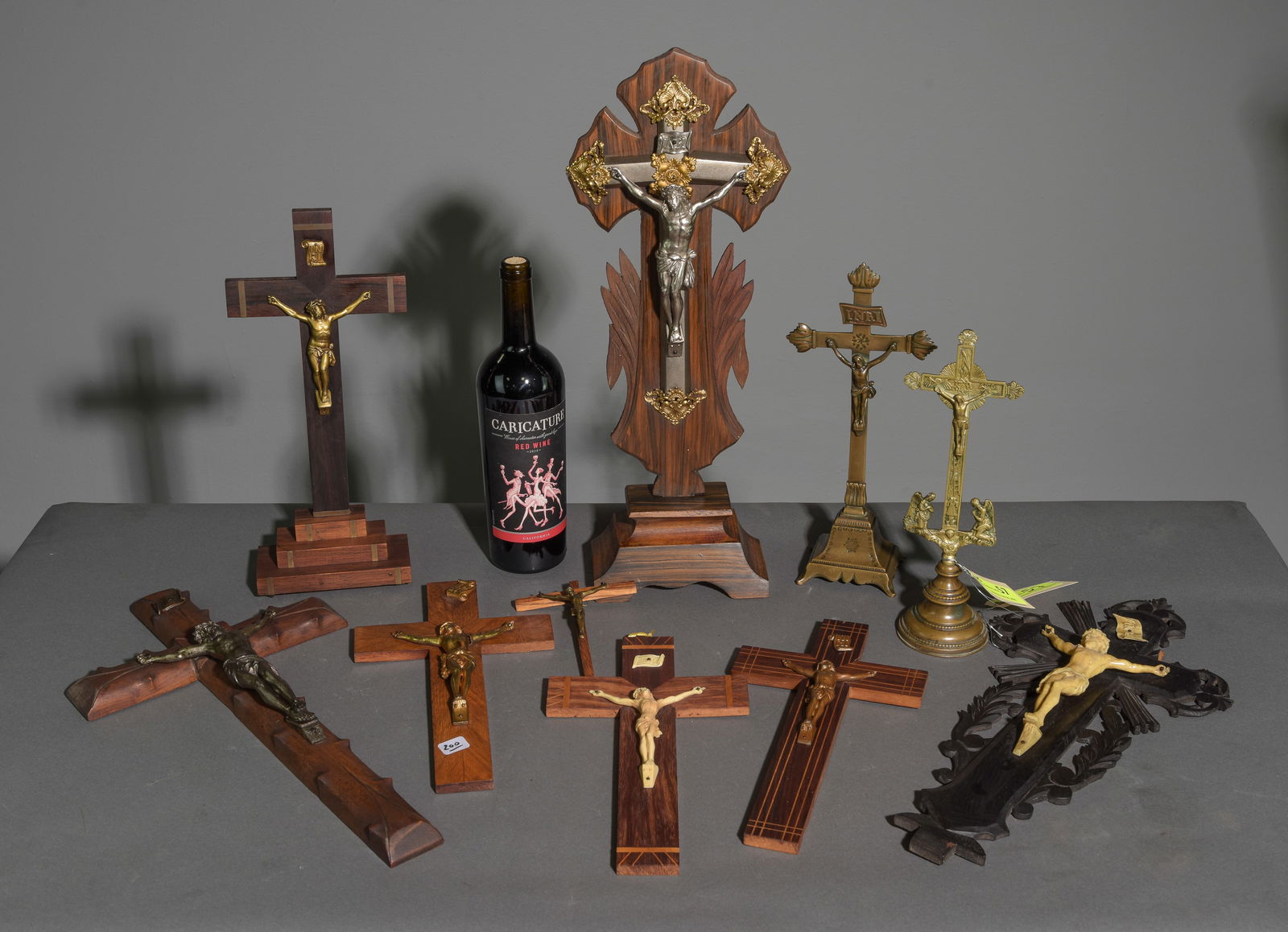 10 Assorted French Crucifixes (1 of 7)