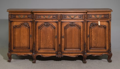 Louis XV Style Parquet Top Sideboard #1
