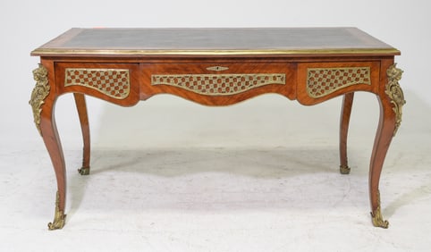 Empire Style Gilded Ormolu Adorned Desk