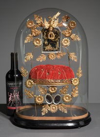 French Glass Marriage Dome / Cloche